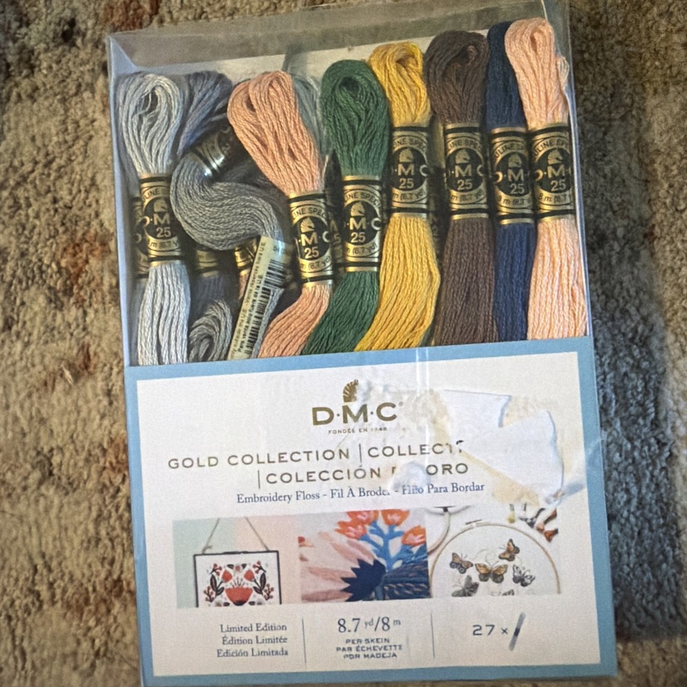 DMC Floss Gold Collection 27 Skeins 6 Strand Embroidery Thread Ltd Edition Set